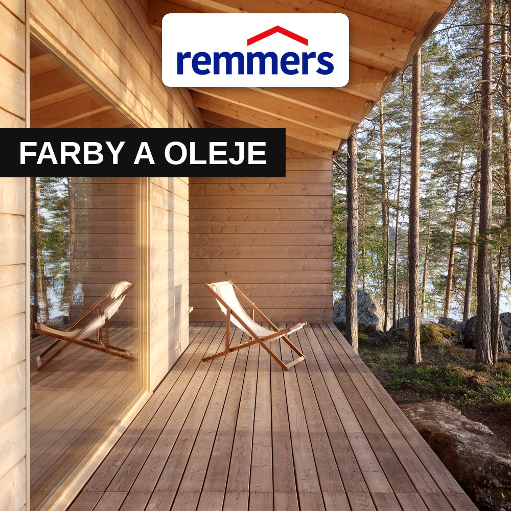 Farby a oleje na drevo Remmers